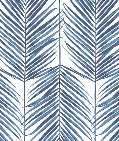 NextWall Peel & Stick Paradise Palms  Coastal Blue Wallpaper