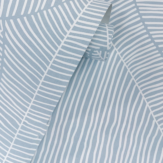 NextWall Peel &amp; Stick Summer Magnolia Blue Skies Wallpaper image 2 of 5