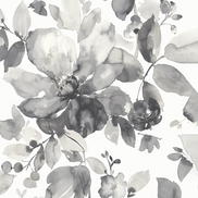 NextWall Peel & Stick Watercolor Flower Inkwell Wallpaper