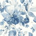 NextWall Peel &amp; Stick Watercolor Flower Bluestone Wallpaper thumbnail image 1 of 5