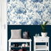 NextWall Peel &amp; Stick Watercolor Flower Bluestone Wallpaper thumbnail image 4 of 5