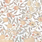 NextWall Peel & Stick Pomegranate Daydream Grey & Melon Wallpaper