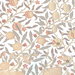 NextWall Peel & Stick Pomegranate Daydream Grey & Melon Wallpaper