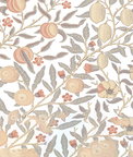 NextWall Peel & Stick Pomegranate Daydream Grey & Melon Wallpaper