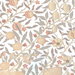 NextWall Peel &amp; Stick Pomegranate Daydream Grey &amp; Melon Wallpaper thumbnail image 1 of 5