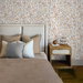 NextWall Peel &amp; Stick Pomegranate Daydream Grey &amp; Melon Wallpaper thumbnail image 2 of 5