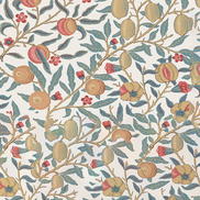 NextWall Peel & Stick Pomegranate Moonstone Blue & Light Ochre Wallpaper