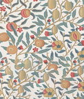 NextWall Peel & Stick Pomegranate Moonstone Blue & Light Ochre Wallpaper