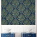 NextWall Peel &amp; Stick Fruit Tree Navy Blue &amp; Greenery Wallpaper thumbnail image 4 of 5
