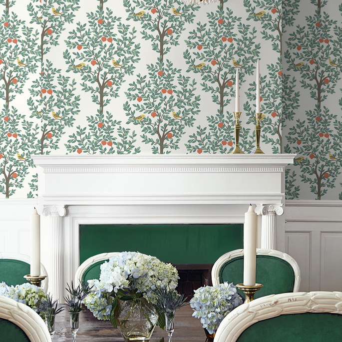 NextWall Peel &amp; Stick Fruit Tree Juniper Wallpaper image 4 of 5