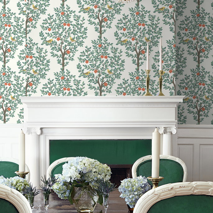NextWall Peel &amp; Stick Fruit Tree Juniper Wallpaper image 4 of 5