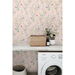 NextWall Peel &amp; Stick Meadow Flowers Lightly Pink Wallpaper thumbnail image 4 of 5