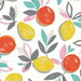 NextWall Peel & Stick Fruit Toss Tropic Sunset Wallpaper