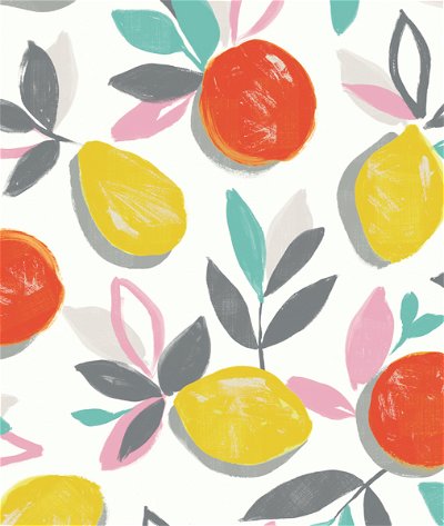 NextWall Peel & Stick Fruit Toss Tropic Sunset Wallpaper