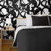 NextWall Peel &amp; Stick Inkblot Onyx Wallpaper thumbnail image 3 of 5