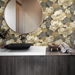 NextWall Peel &amp; Stick Nouveau Floral Ebony &amp; Antique Gold Wallpaper thumbnail image 4 of 5