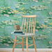 NextWall Peel &amp; Stick Lily Pond Hunter Green &amp; Lakeside Wallpaper thumbnail image 5 of 5