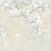 NextWall Peel & Stick Cherry Blossom Grove Parchment & Morning Fog Wallpaper