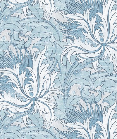 NextWall Peel & Stick Floral Folly Blue Waterfall Wallpaper