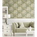 NextWall Peel &amp; Stick Floral Folly Juniper &amp; Parchment Wallpaper thumbnail image 2 of 5