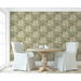 NextWall Peel &amp; Stick Floral Folly Juniper &amp; Parchment Wallpaper thumbnail image 4 of 5
