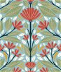 NextWall Peel & Stick Shalin Folk Floral Summer Garden Wallpaper