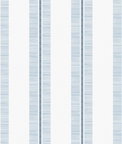 NextWall Peel & Stick Beach Towel Stripe Blue Skies Wallpaper
