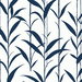 NextWall Peel & Stick Bamboo Silhouette Royal Blue Wallpaper