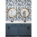 NextWall Peel &amp; Stick Bamboo Silhouette Royal Blue Wallpaper thumbnail image 3 of 5