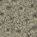 NextWall Peel &amp; Stick Ellie Graphic Floral Gold Shimmer &amp; Ebony Wallpaper thumbnail image 1 of 5