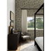 NextWall Peel &amp; Stick Ellie Graphic Floral Gold Shimmer &amp; Ebony Wallpaper thumbnail image 4 of 5