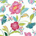 NextWall Peel &amp; Stick Painterly Floral Magenta &amp; Off-White Wallpaper thumbnail image 1 of 5