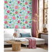 NextWall Peel &amp; Stick Painterly Floral Light Aqua Wallpaper thumbnail image 2 of 5