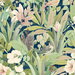 NextWall Peel & Stick Blossoming Birds Fern & Denim Blue Wallpaper