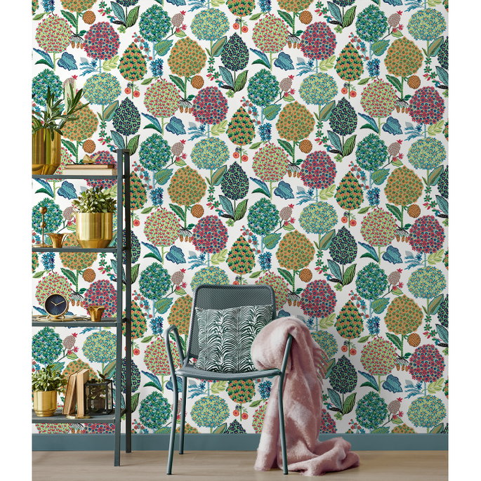 NextWall Peel &amp; Stick Blooming Bulbs Summer Spritz Wallpaper image 5 of 5