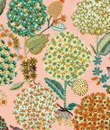 NextWall Peel & Stick Blooming Bulbs Posy Pink Wallpaper