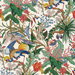 NextWall Peel & Stick Tropical Canopy Sea Salt Wallpaper