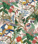 NextWall Peel & Stick Tropical Canopy Sea Salt Wallpaper
