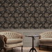 NextWall Peel &amp; Stick Anelda Jacobean Ironwork &amp; Russett Wallpaper thumbnail image 4 of 6