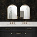 NextWall Peel &amp; Stick Lotus Garden Floral Wrought Iron &amp; Gold Wallpaper thumbnail image 4 of 6