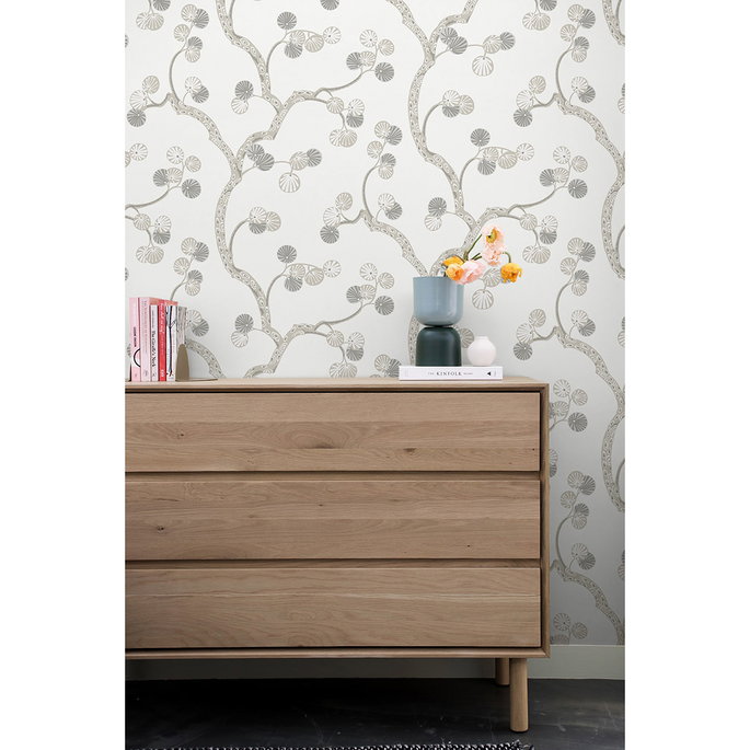 NextWall Peel &amp; Stick Woodland Whimsy Snowbound Wallpaper image 2 of 5