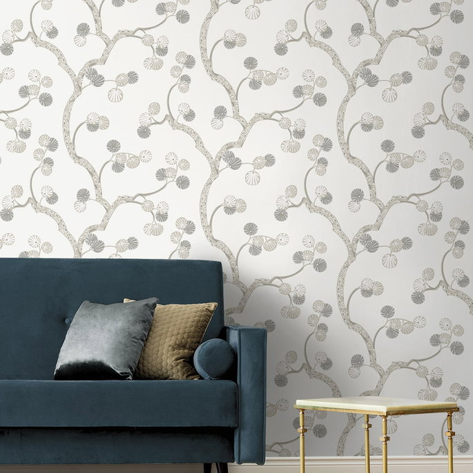NextWall Peel &amp; Stick Woodland Whimsy Snowbound Wallpaper image 3 of 5