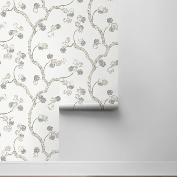 NextWall Peel &amp; Stick Woodland Whimsy Snowbound Wallpaper image 5 of 5