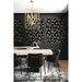 NextWall Peel &amp; Stick Woodland Whimsy Ebony &amp; Gold Wallpaper thumbnail image 4 of 6