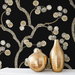 NextWall Peel &amp; Stick Woodland Whimsy Ebony &amp; Gold Wallpaper thumbnail image 5 of 6