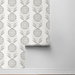 NextWall Peel &amp; Stick Folk Flowers Morning Fog Wallpaper thumbnail image 6 of 6