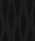 NextWall Peel & Stick Ikat Ellipse Jet Black Wallpaper