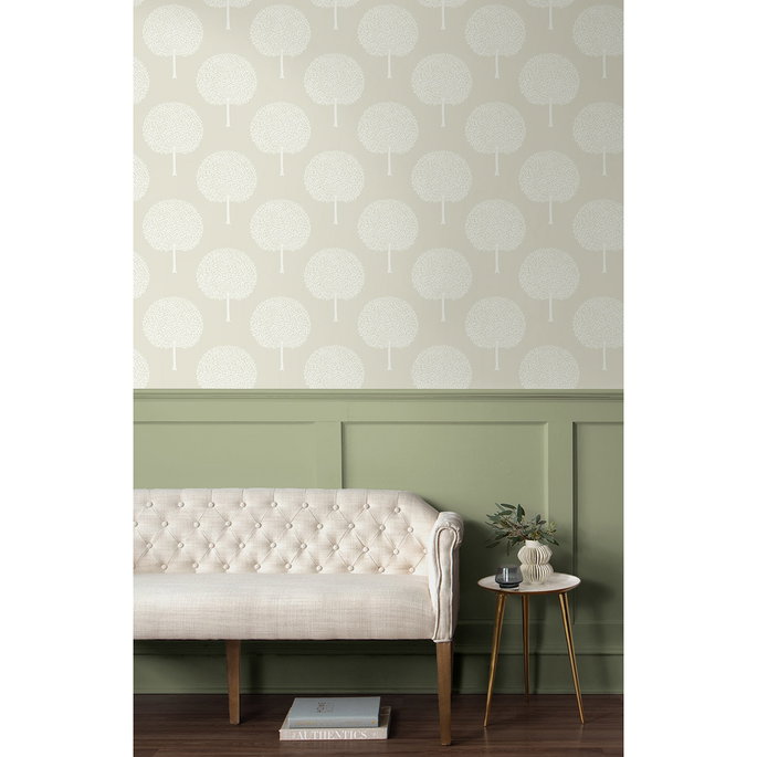 NextWall Peel &amp; Stick Tree Orchard Sea Salt Wallpaper image 4 of 6
