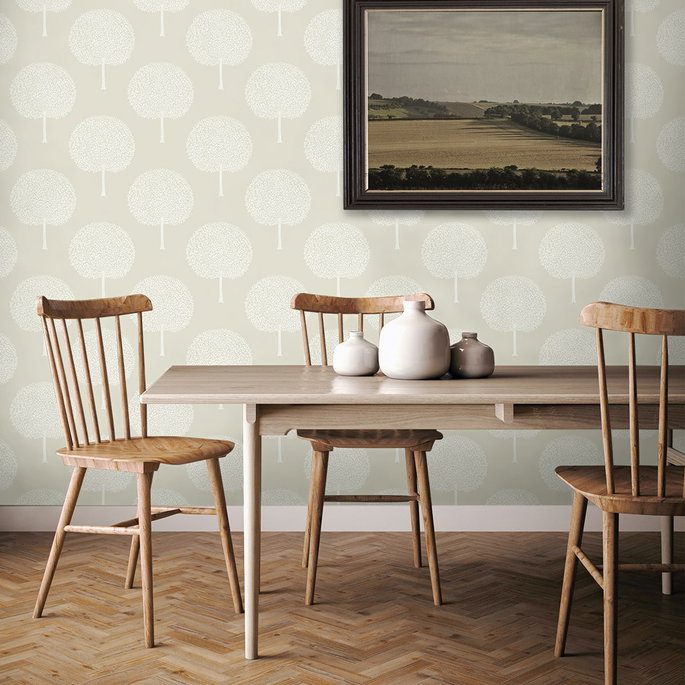 NextWall Peel &amp; Stick Tree Orchard Sea Salt Wallpaper image 5 of 6