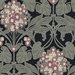 NextWall Peel & Stick Hydrangea Floral Black & Rosewood Wallpaper